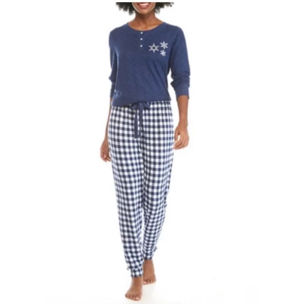 Merry Lane Kids Buffalo Check 2-Piece Pajama Set XS (4-5)